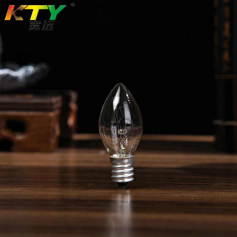 C7E12 New tungsten wire night light bubble clear refrigerator indicator light aromatherapy lamp heating tungsten wire bulb wholesale