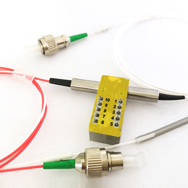 D1×2 Optical Switch Relay Mechanical Optical Path Control 9/50/62.5 Non-Locking 1310/1550/850Nm