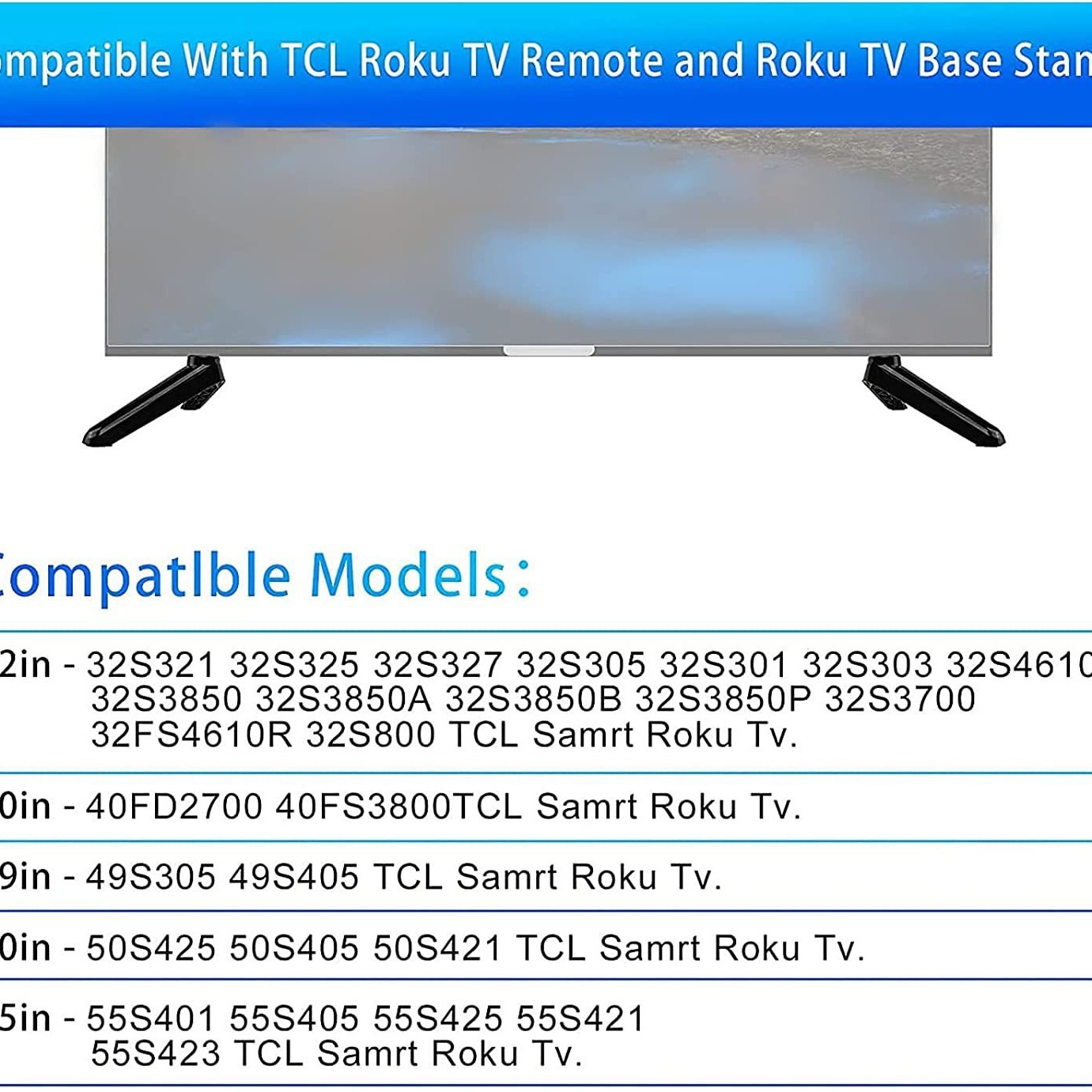 Base Bracket Suitable for Kent Tv Bracket 32 40 49 50 55 Screw Adapter Tc Bracket