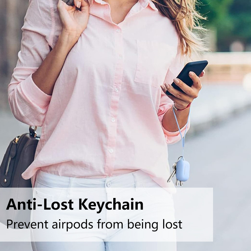 Suitable for Airpodspro3 Protective Case Bluetooth Headset Protective Case AirPods Protective Case Apple Pro3