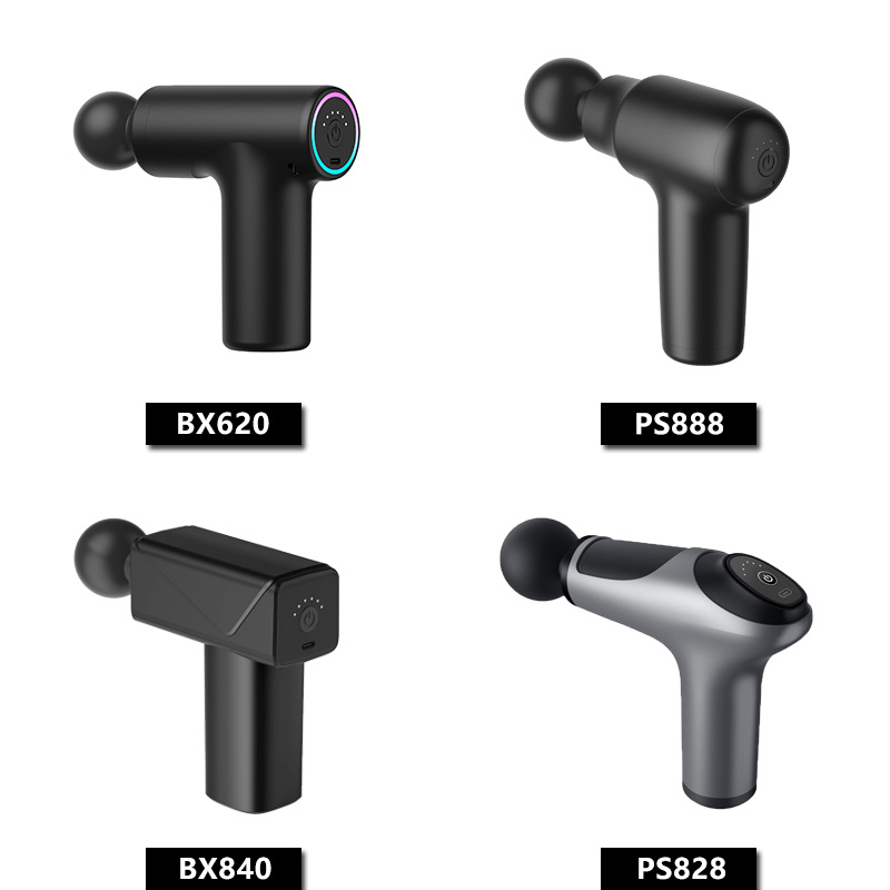 Fascia Gun Cross Border Amazon Fascia Gun Mini Portable Fitness Muscle Relaxation Cervical Spine Massager Fascia Gun