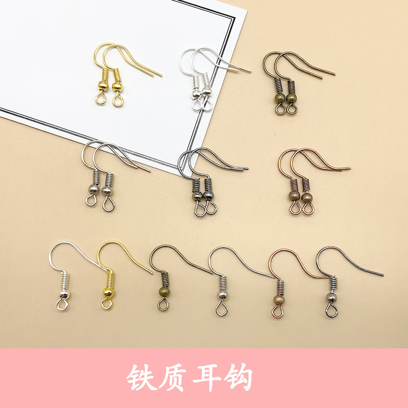 Iron Fish Hooks, Iron Ear Hooks, Jewelry Accessories, Ear Accessories, Direct Supply, Large Quantity, Preferential Treatment, Ordinary Electroplating