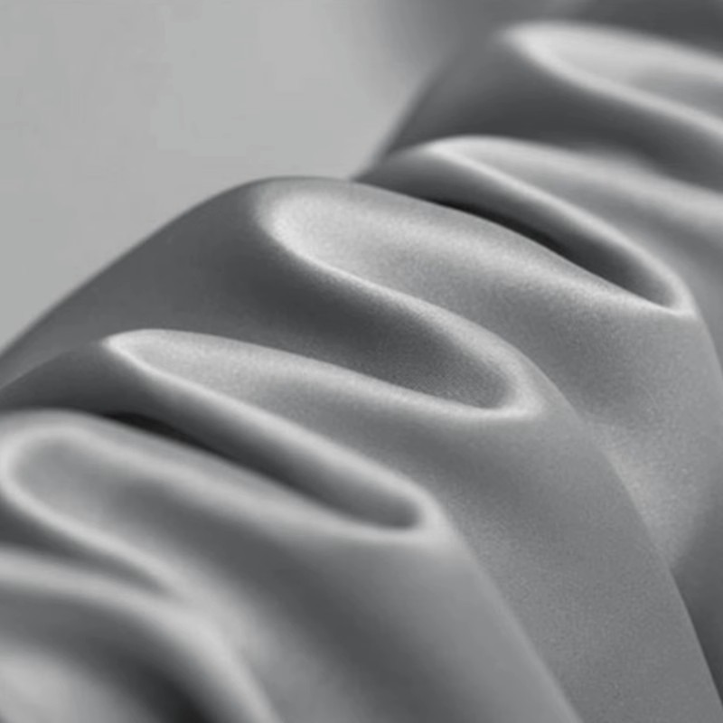 16 MMI 114 door size crepe satin heavy silk satin cheongsam clothing fabric solid color fabric spot