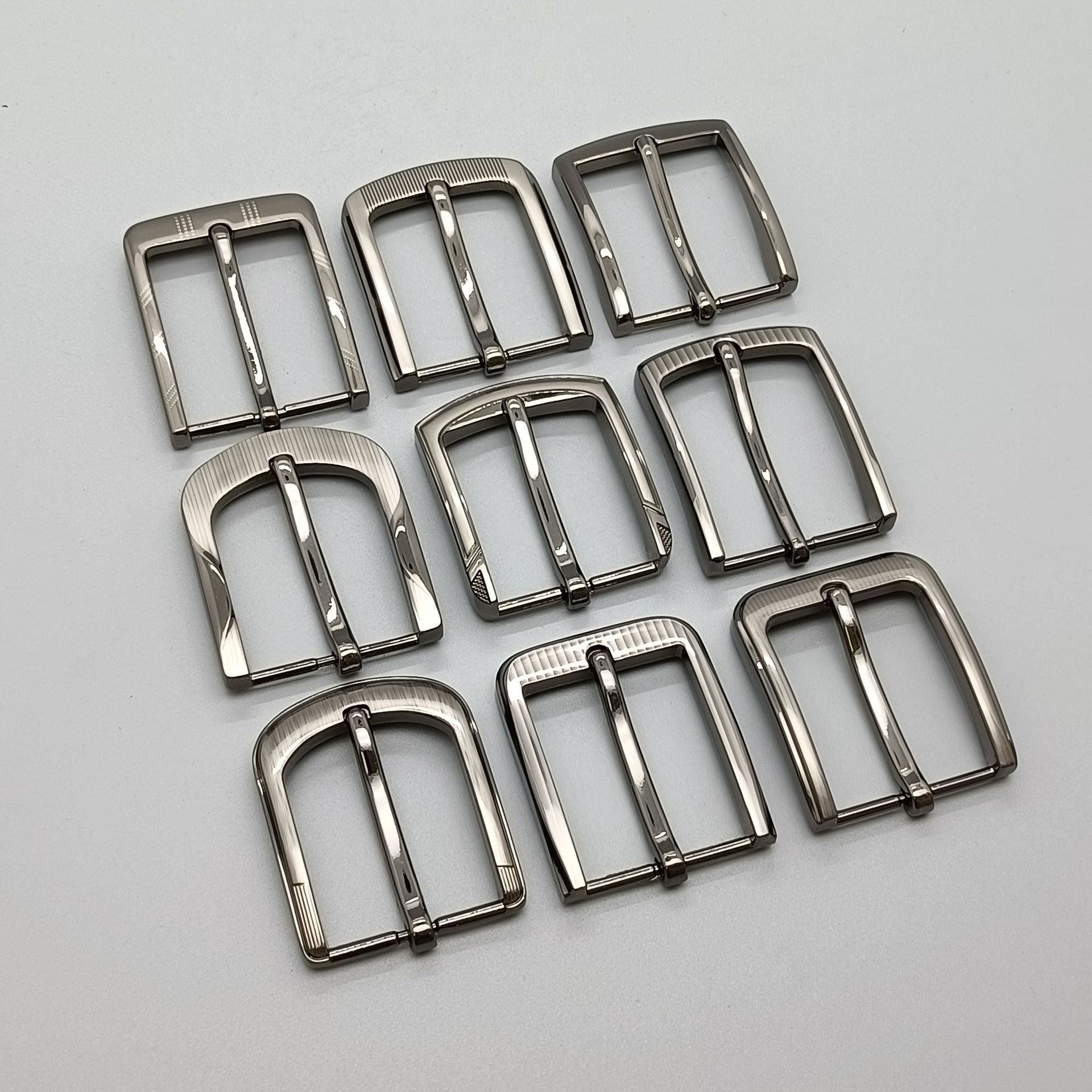 Индивидуальная экспортная пряжка для ремня из цинкового сплава 3.5 дюйма, мужская пряжка типа пин для кожаного ремня, повседневная металлическая пряжка