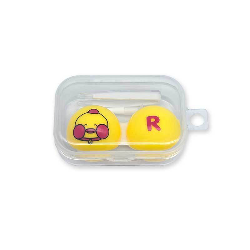 Cartoon Portable Simple Storage Companion Case for Contact Lenses, Double Care Case for Girls' Colored Lenses, Ins Style