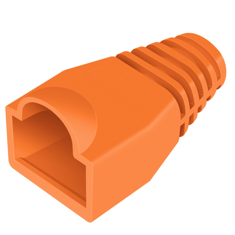 Category 5 six network cable Crystal Head protective cover RJ45 network connector plug cover dustproof transparent cover CAT5CAT6