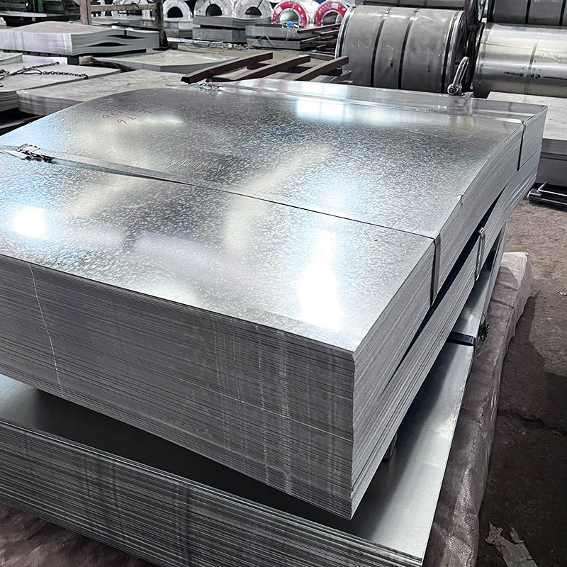 Galvanized sheet galvanized coil with flower hot dip galvanized coil high zinc layer galvanized steel sheet white iron sheet Kaiping 0.2~6.0mm