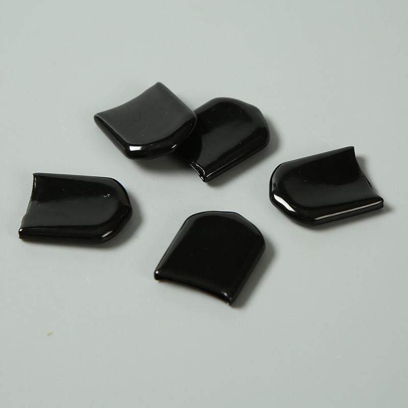 Rubber protective sleeve Semi-circular rubber sleeve Rubber sealing sleeve Transparent color Rubber sheath Anti-slip flat iron sleeve