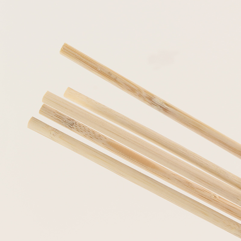 Factory wholesale 6/7/8MM two-head flat small round stick chopsticks DIY material bamboo stick bamboo stick bamboo stick bird cage