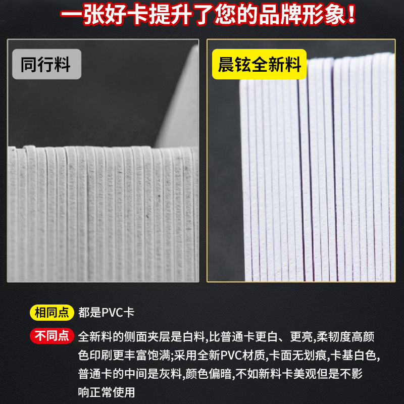 PVC frosted embossed membership card moisture-proof and corrosion-resistant business gift magnetic stripe card shopping card chip card factory wholesale