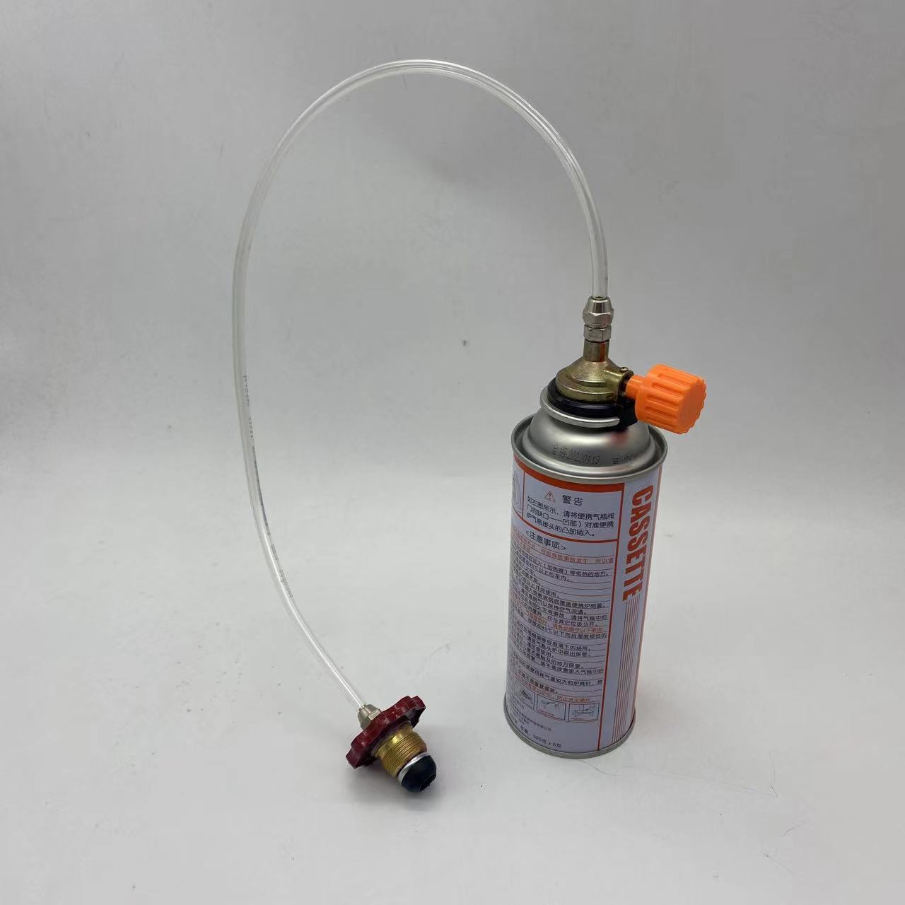 Трубка для подключения сжиженного газа, картриджный адаптер для газового баллона, клапан для заправки плоского газового баллона, инструмент для повторной заправки