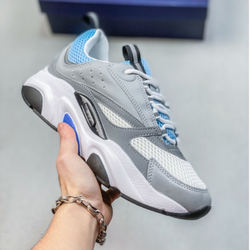 European Station's New D's B22 Sports and Leisure Thick-Soled Fashionable Retro See-Through Men's and Women's Height-Increasing Daddy Shoes Cross-Border