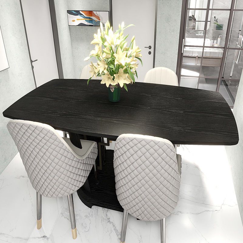 Wood Grain Sticker Black Furniture Renovation Plain Vc Self-Adhesive Wallpaper Wallpaper Wardrobe Waterproof Wooden Door Pure Color