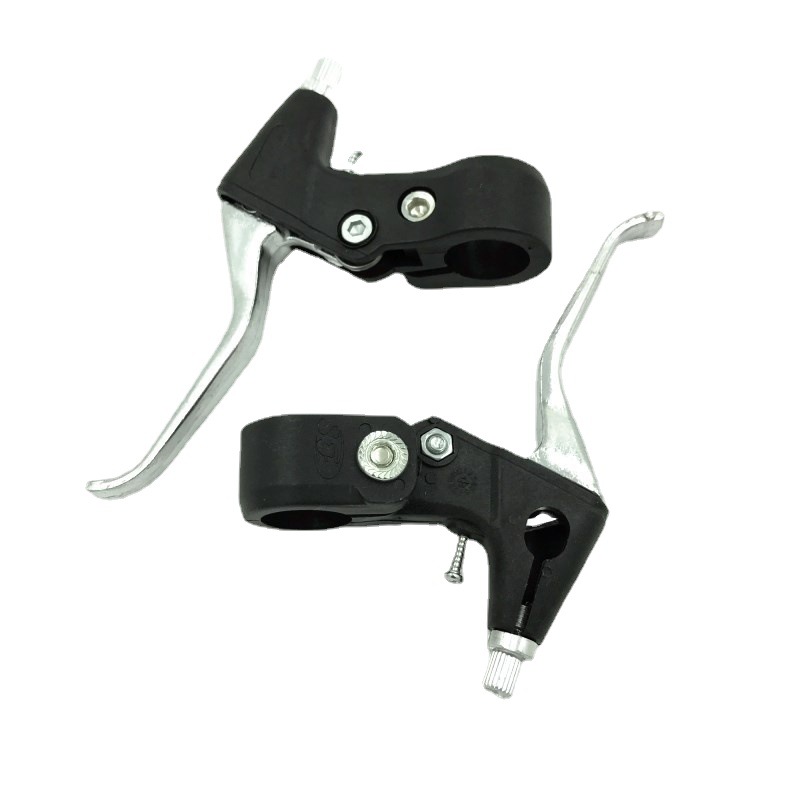 Mountain Bike Brake Lever, Semi-Aluminum Brake, Folding Bicycle Brake Lever, Three-Finger Semi-Aluminum Brake Accessories, Ultra-Light, Cross-Border