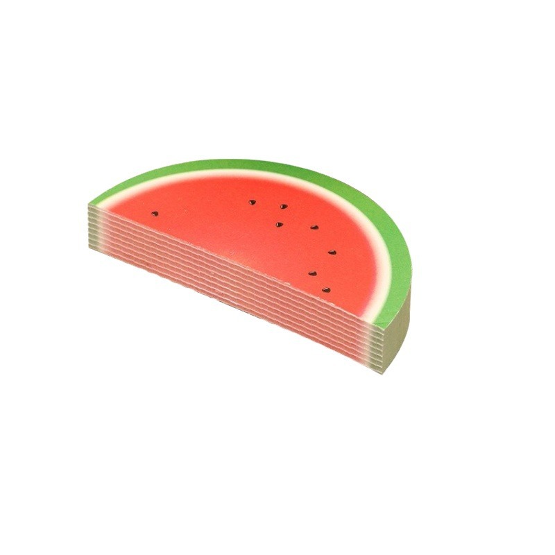 Manufacturer Wholesale Stereo Creative Fruit Non-Adhesive Note Paper Ins Small Fresh and Cute Special-Shaped Message Note Pad