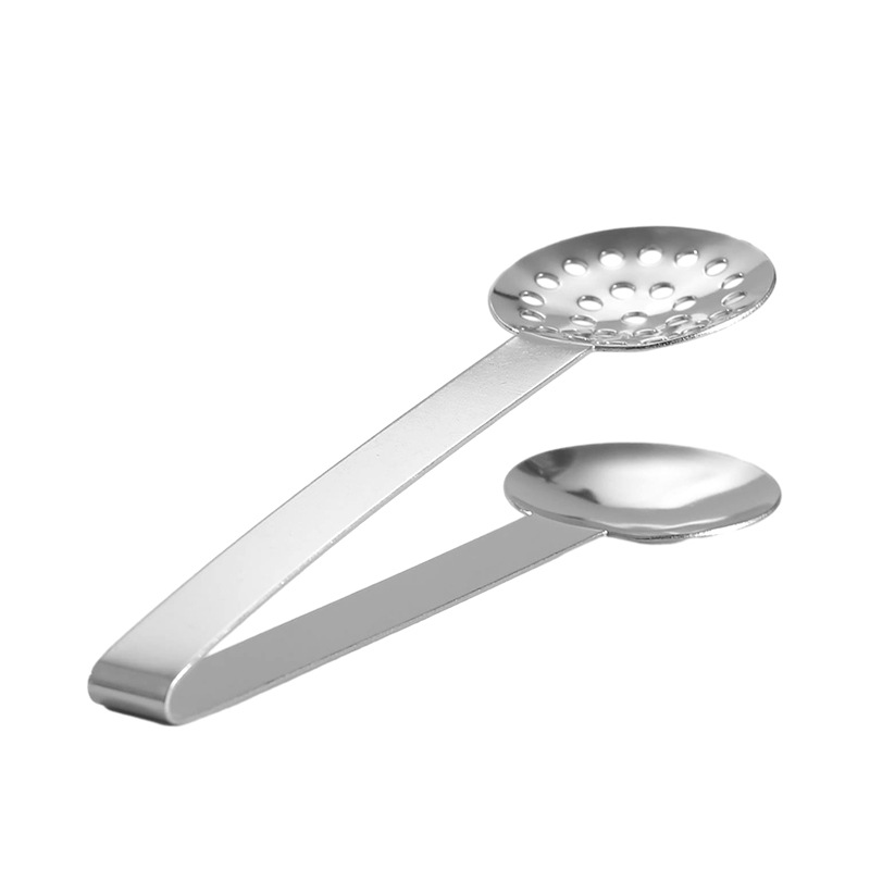 Cross-border Amazon Kitchen Gadget Stainless Steel Tea Clip Lemon Clip Tea Clip Ice Multifunctional Candy Clip