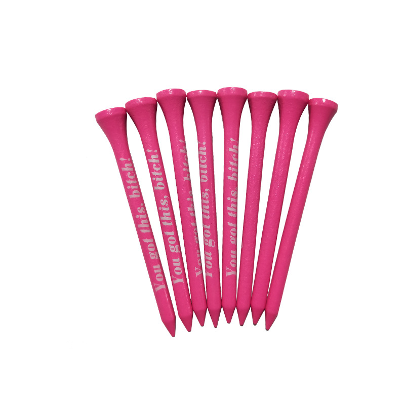 Colorful Golf Spikes Factory Direct Supply with Printable Logo Large Quantity Discount Multi-Colorful Wholesale Golf Tee