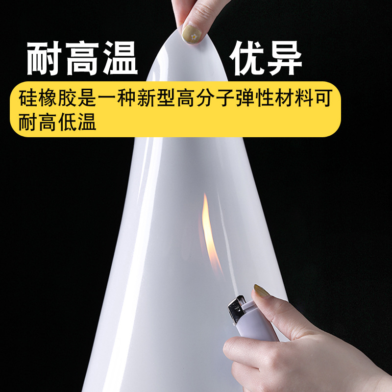 Wholesale Supply White Translucent Silicone Pad High Temperature Resistance High Elasticity Soft Flange Washer Roll Silicone Sheet