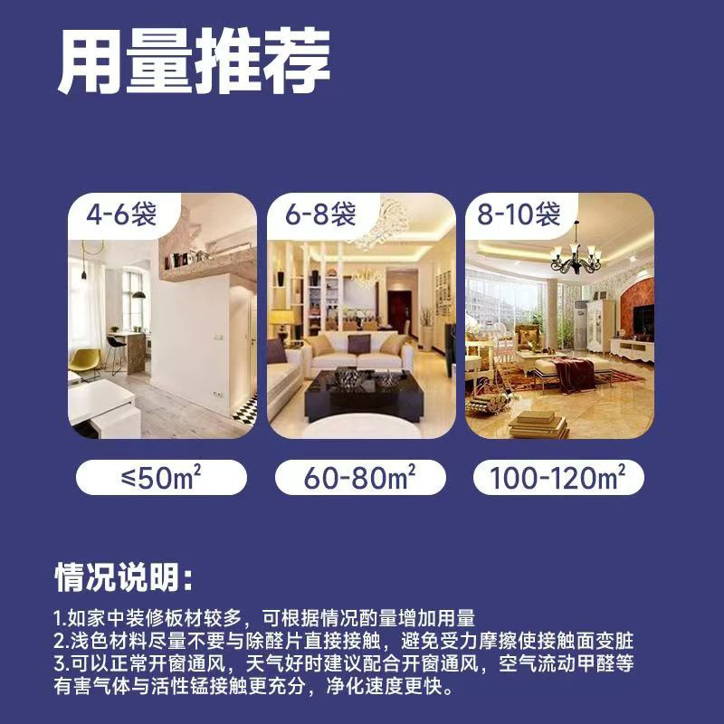 Popular Activated Manganese Formaldehyde Decomposition Sheets for New Homes and Cars to Remove Formaldehyde, Absorb Odors, and Eliminate Odor