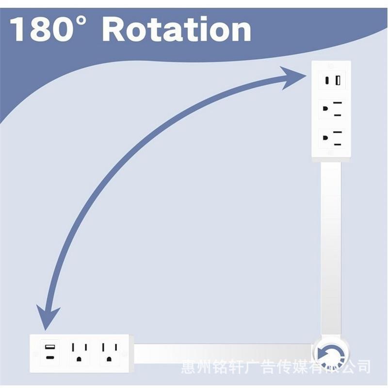Amazon New Product Electrical Outlet Extender Power Socket Sofa Bedside Table Extender
