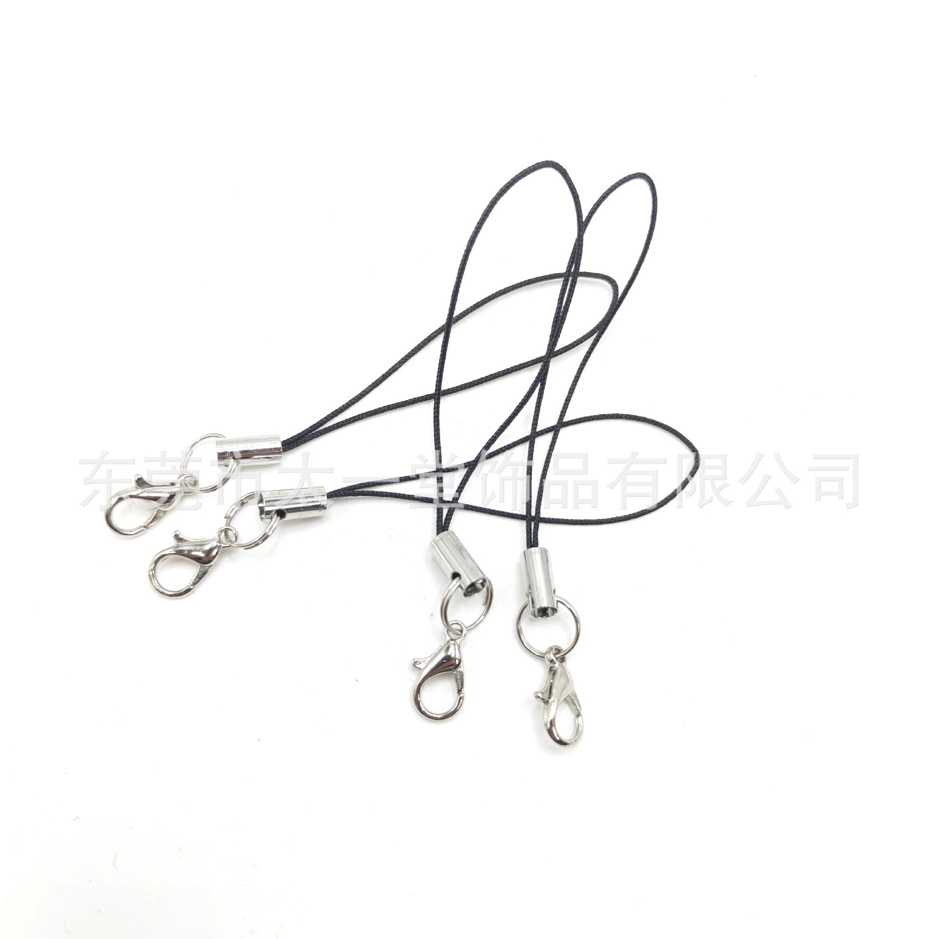 DIY Jewelry Accessories Lobster Clasp Mobile Phone Rope Black Lanyard Handmade Pendant Rope Mobile Phone Chain Pendant Rope Hand Rope