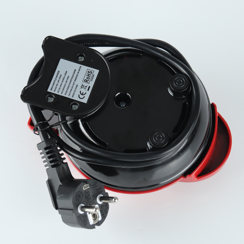 Household breakfast machine sandwich machine mini cake waffle love food play wholesale bread machine electric cake stall