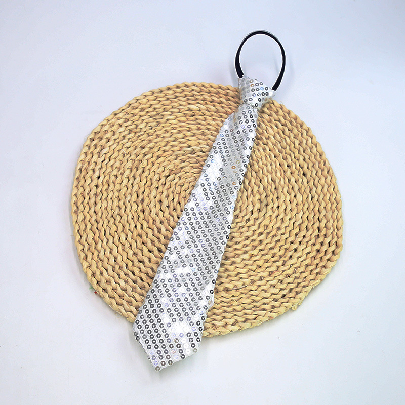 Halloween Universal Korean Style Jazz Sequin Tie Hip-Hop Dance Magic Show Children's Tie Wholesale