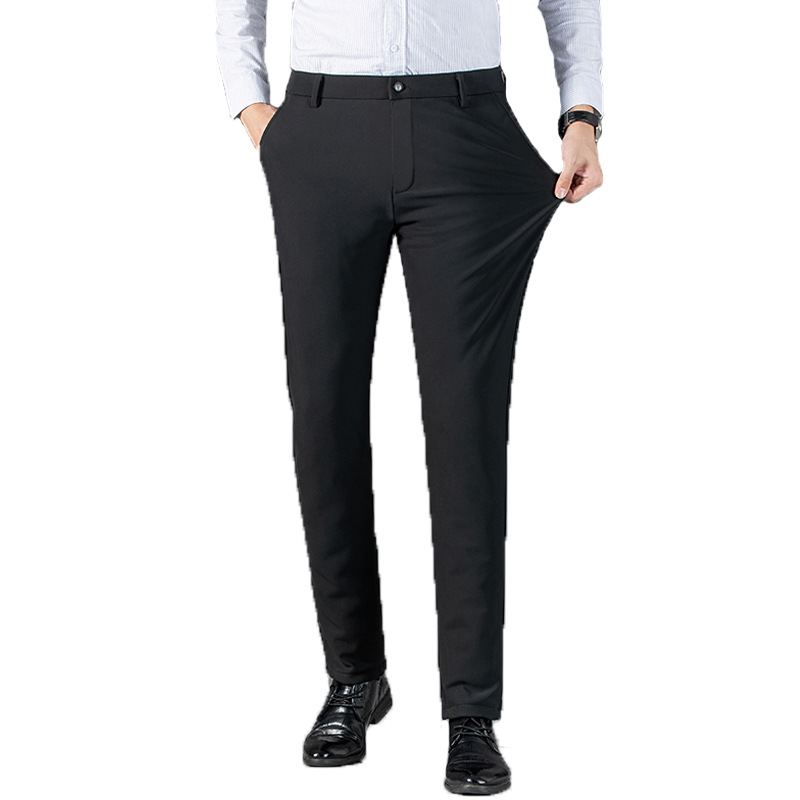 New 90 White Goose down down Pants Winter Men's Casual Business Trousers Thickeneded Warm Goose down Pants Outer Wear Men's Trousers