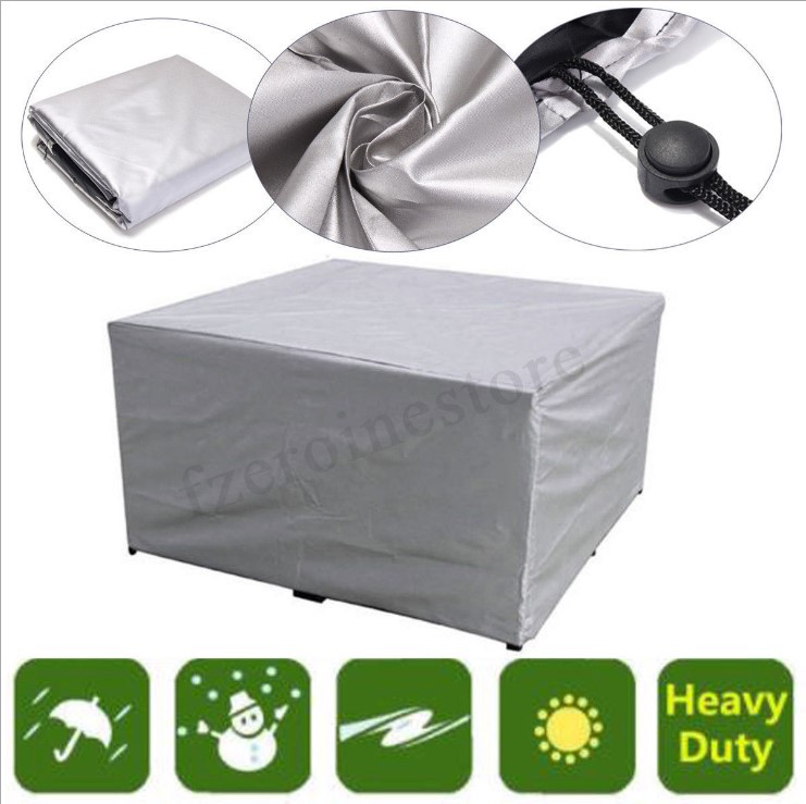 Spot cross-border furniture cover outdoor garden waterproof dust cover courtyard table and chair dust cover combination table and chair cover