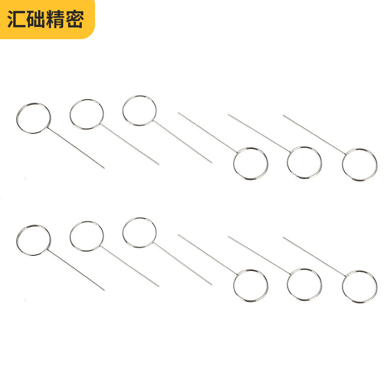 Cigarette Holder through Hole Needle Filter Element Cleaning Nozzle Stainless Steel through Needle 0.3/0.35/0.45 Filter through Hole Needle Weight