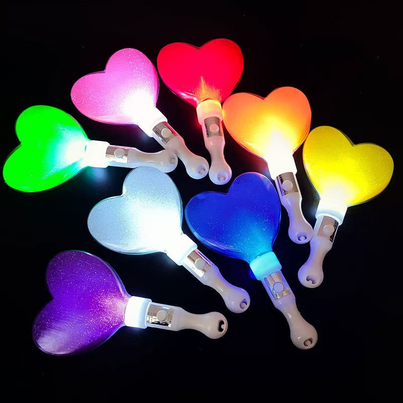 Glowing Five-Pointed Star Fluorescent Stick Kidsren's Non-Toxic Handheld Star Lamp Stage Performance Props Christmas Support Silver Light Stick