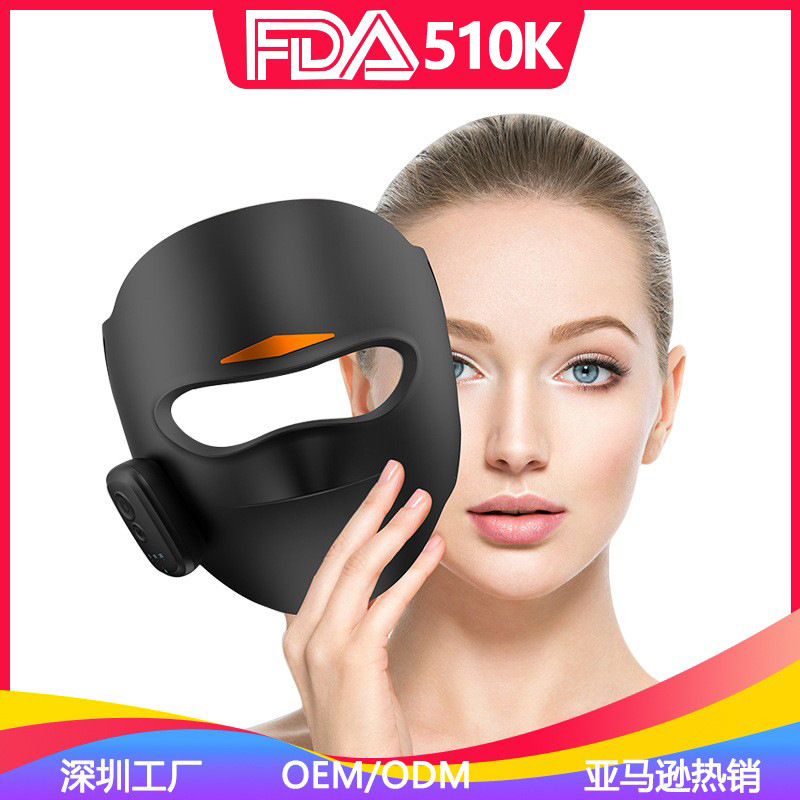 Кросс-бордерный бестселлер, прибор для омоложения кожи FDA510K, светодиодная маска для красоты, домашняя фототерапия, красный и синий свет