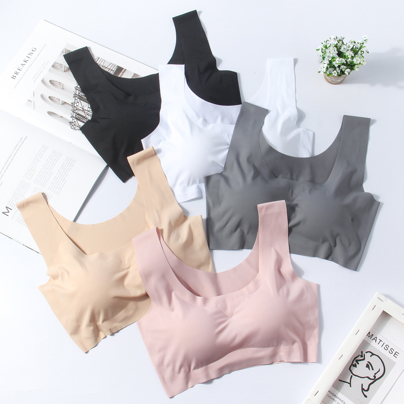 Японский бесшовный бюстгальтер без ободов, спортивный, для сна, оптовая продажа