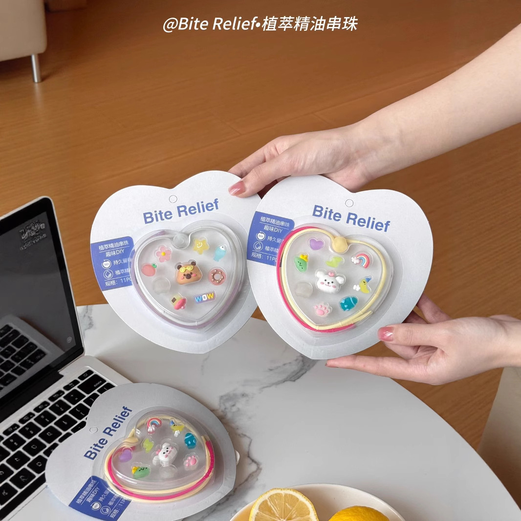 Браслет от комаров Biterelief с экстрактом растений и эфирным маслом, силиконовый браслет с каплей, пластиковый репеллент от комаров, браслет с растительным эфирным маслом