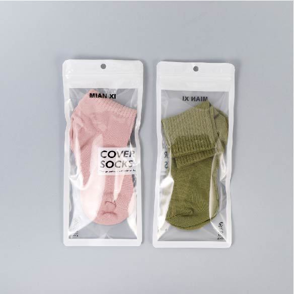 Ready Stock Boat Socks Packaging Bag, Socks Ziplock Bag, Children's Socks Seal Bag, E-Commerce Special Plastic Bag, Popular Special Packaging