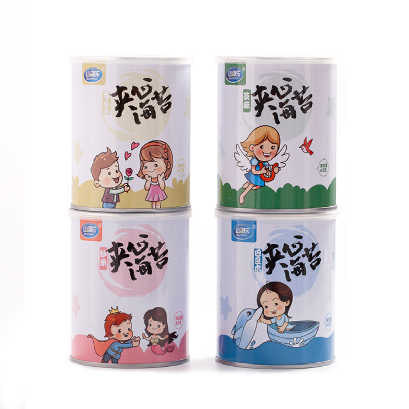 Shanhaile Sandwich Seaweed Instant Sesame Sandwich Seaweed Canned Seaweed Sandwich Crisp 40g Children's Snacks Wholesale
