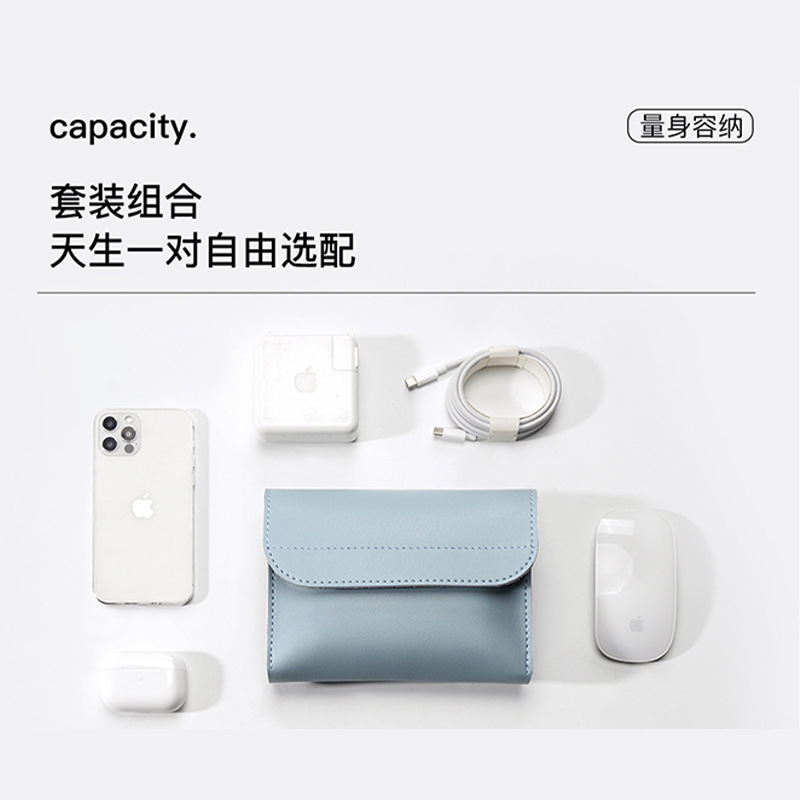 Leather Laptop Bag MacBook Liner Bag iPad Protective Cover Light and Wear-Resistant Matebook 14inch