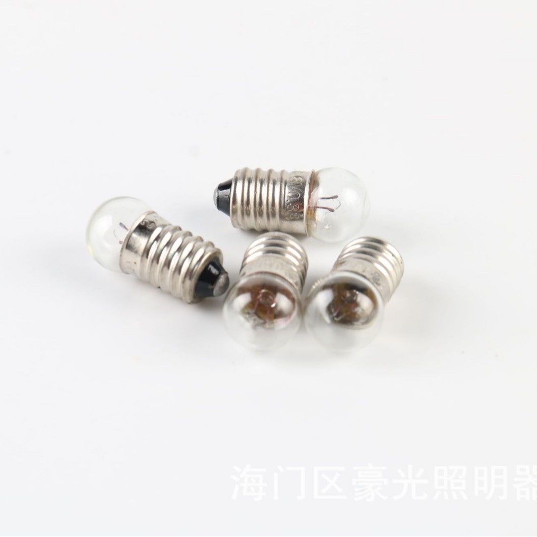 1.5v2.5v3.8v6v physical experiment bulb old-fashioned flashlight toy bulb E10 small electric bead bulb