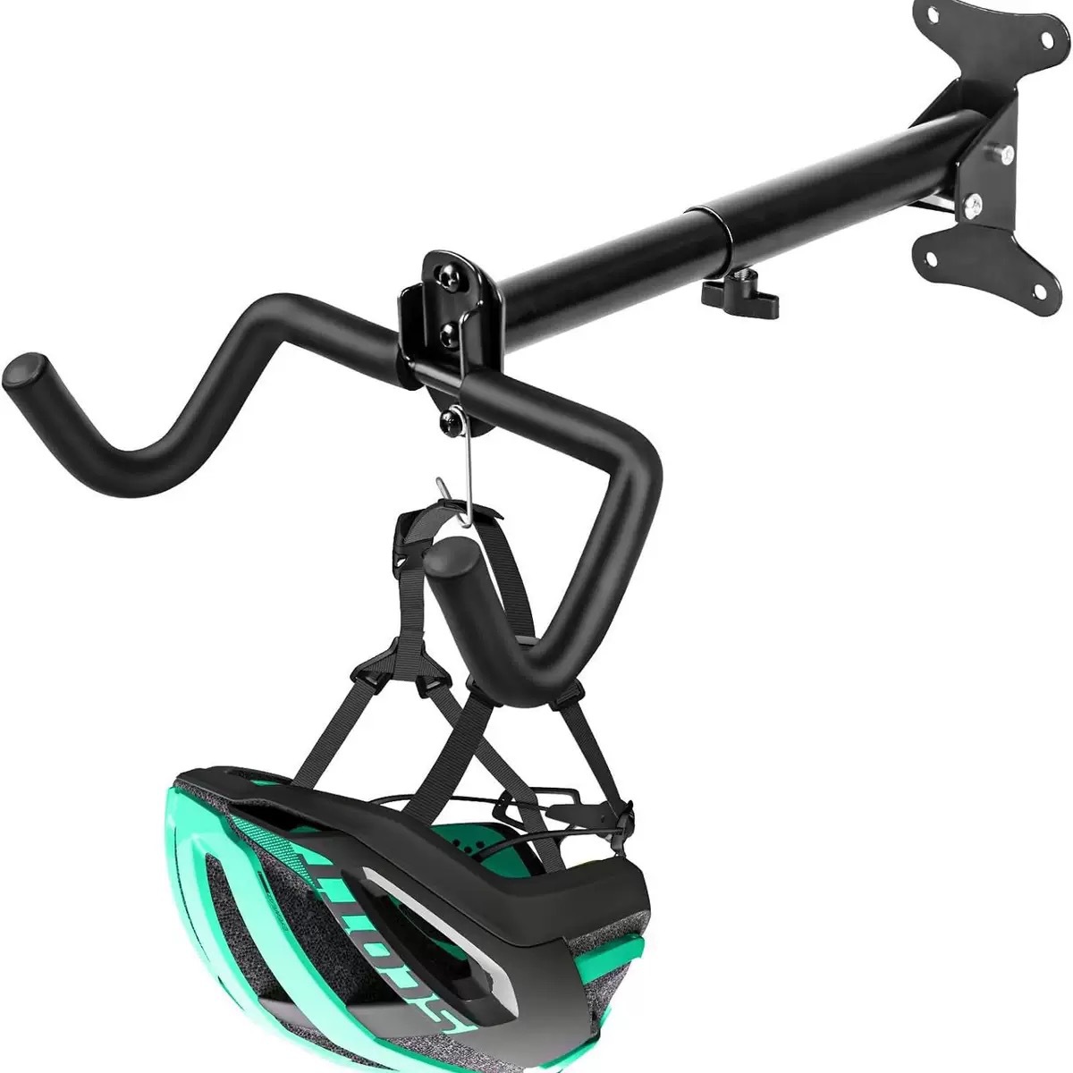 Mountain bike hook wall fixed double hook indoor telescopic bicycle frame bicycle parking rack