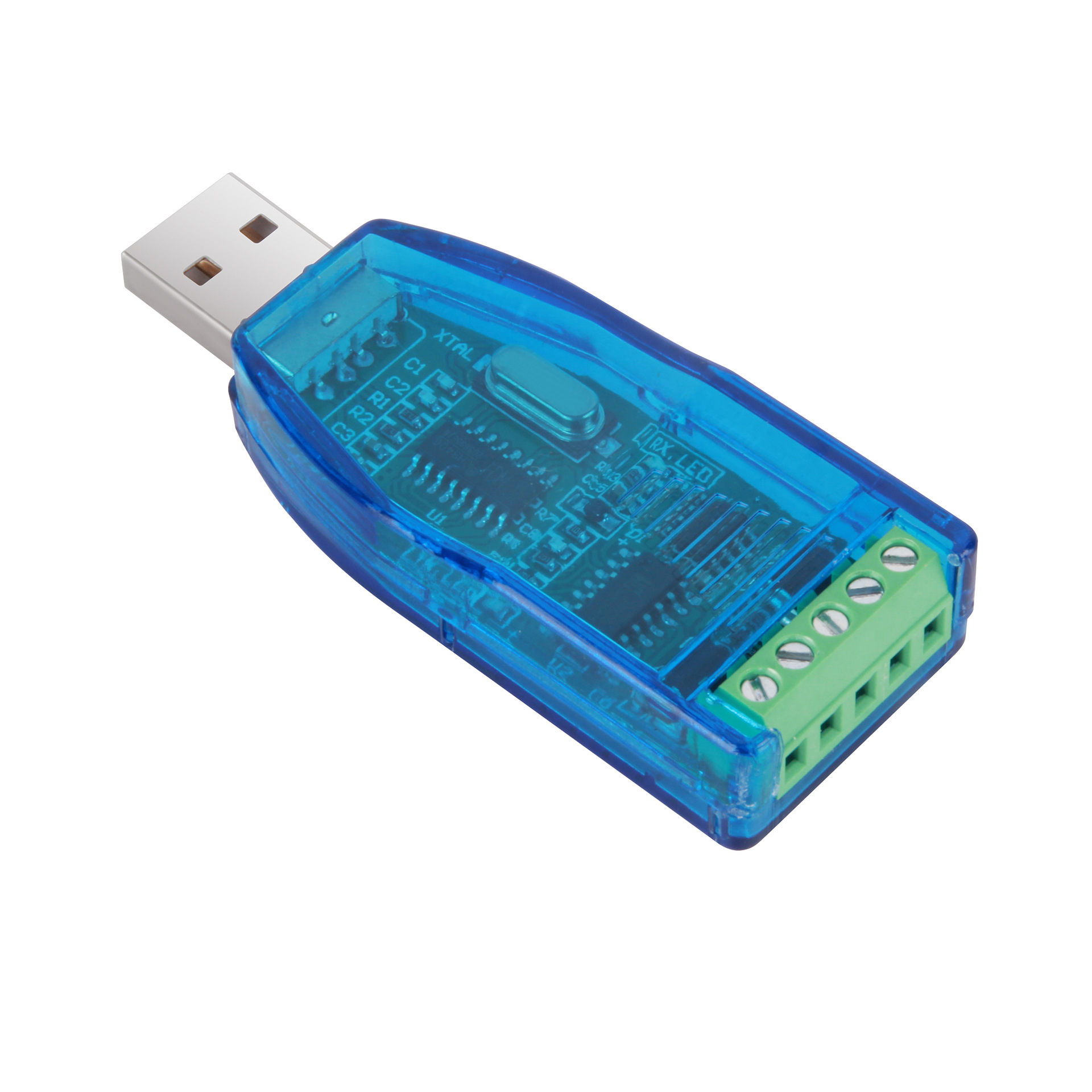 Промышленный USB-RS485 коммуникационный модуль, двунаправленный и полудвунаправленный, конвертер последовательного порта 485 на USB