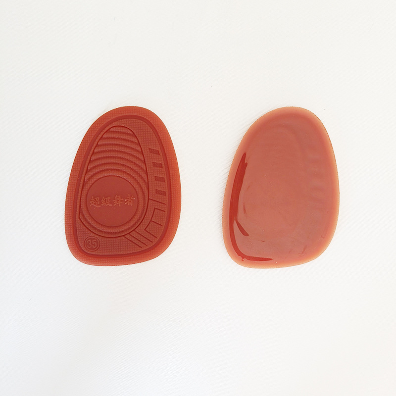 Dance Shoe Sole Manufacturer Supplies Forefoot and Rearfoot Drip Molding Process New Fashion Pvc Sole Tip Round Toe