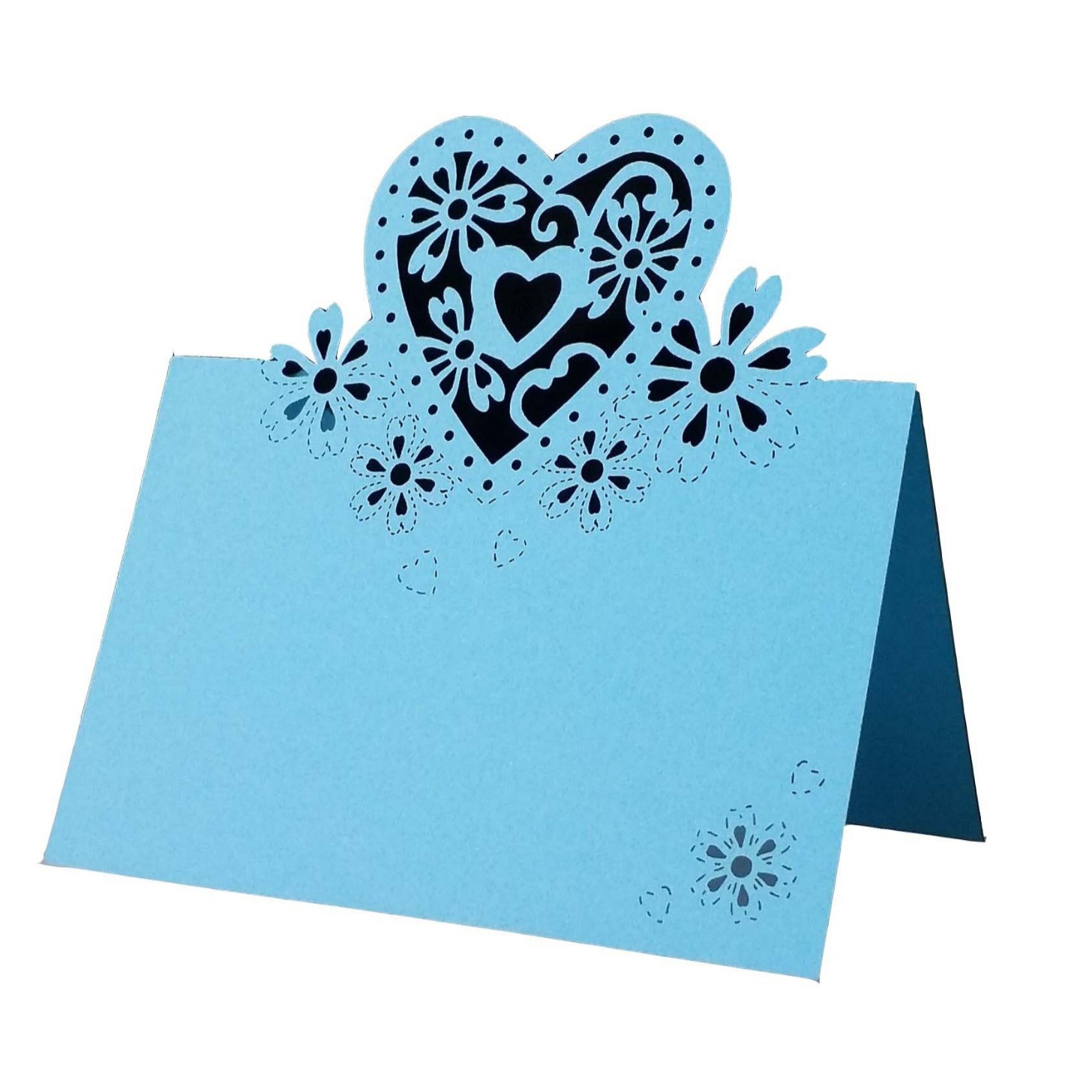 Selling Amazon Love Hollow Beautiful Table Card Wedding Banquet Party Layout Name Seat Card Cross-border in stock