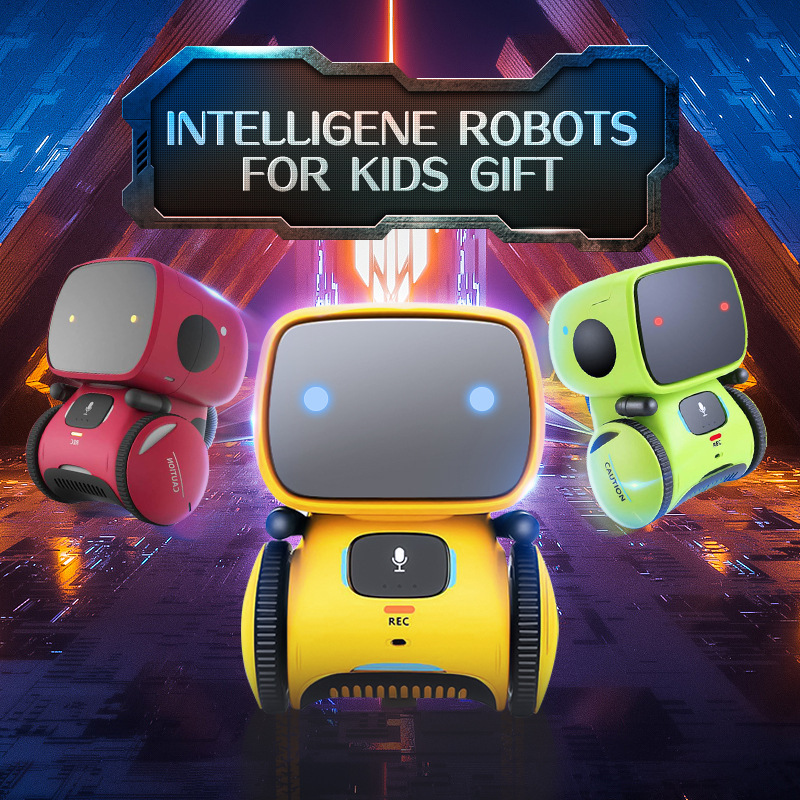 Cross-Border Amazon Children's Intelligent Robot Voice Interactive Touch-Sensitive Educational Multi-Functional Early Education Machine Toy