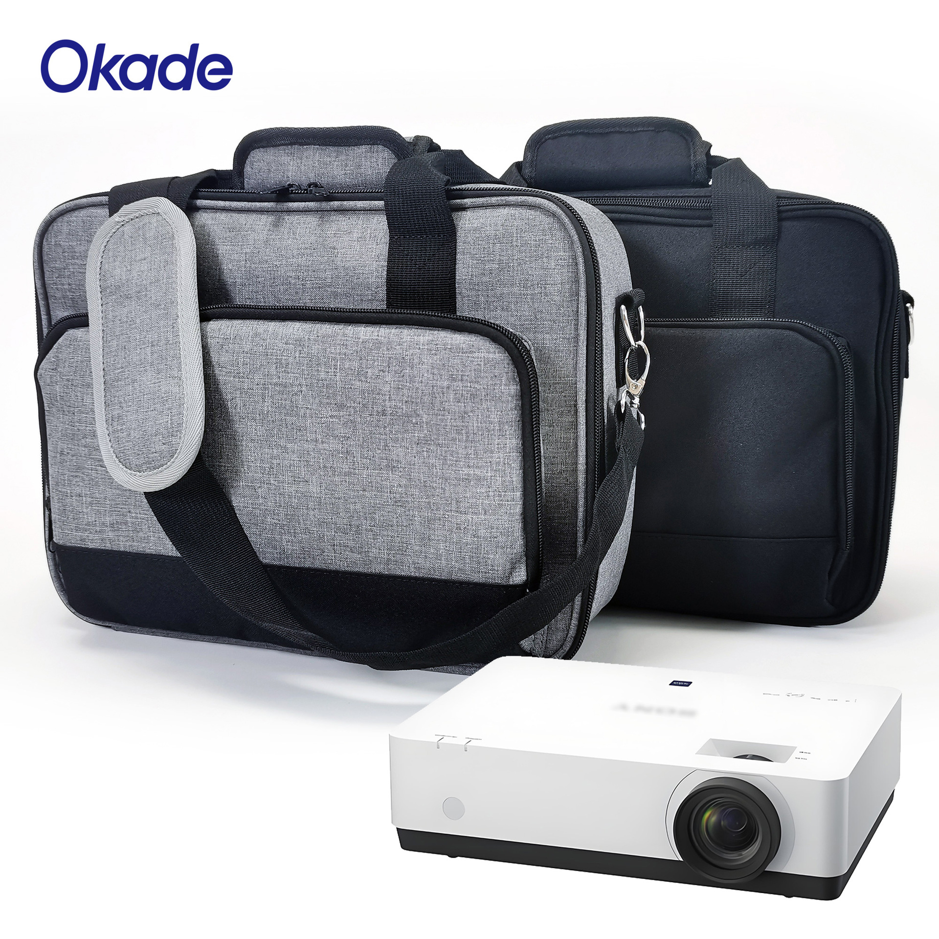 Сумка для проекторов Okada, черная, большая емкость, для бизнеса