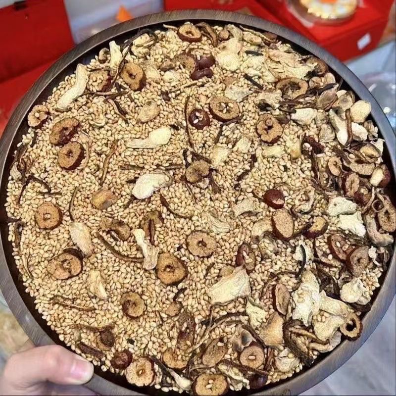 500g Rice Red Dates Tangerine Peel Poria Ginger Slices Tea