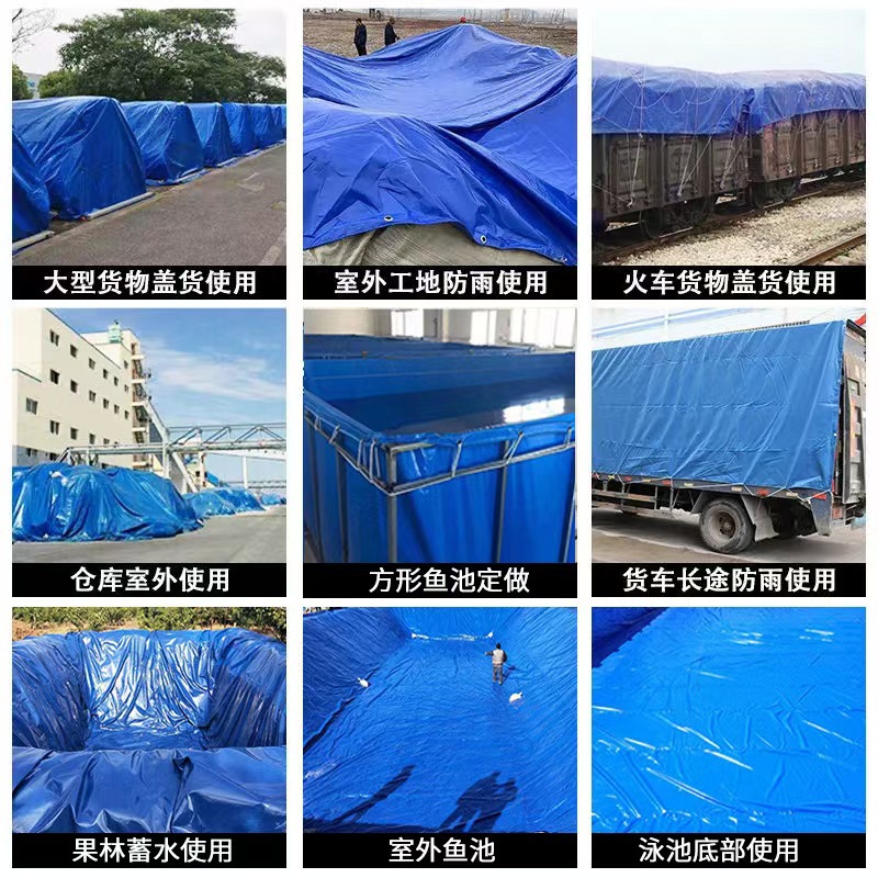 Abrasion Resistant Pvc Tarpaulin Wholesale Fireproof Tarpaulin Three-Proof Cloth Industrial Waterproof Sunshade Cloth Flame Retardant Custom Size