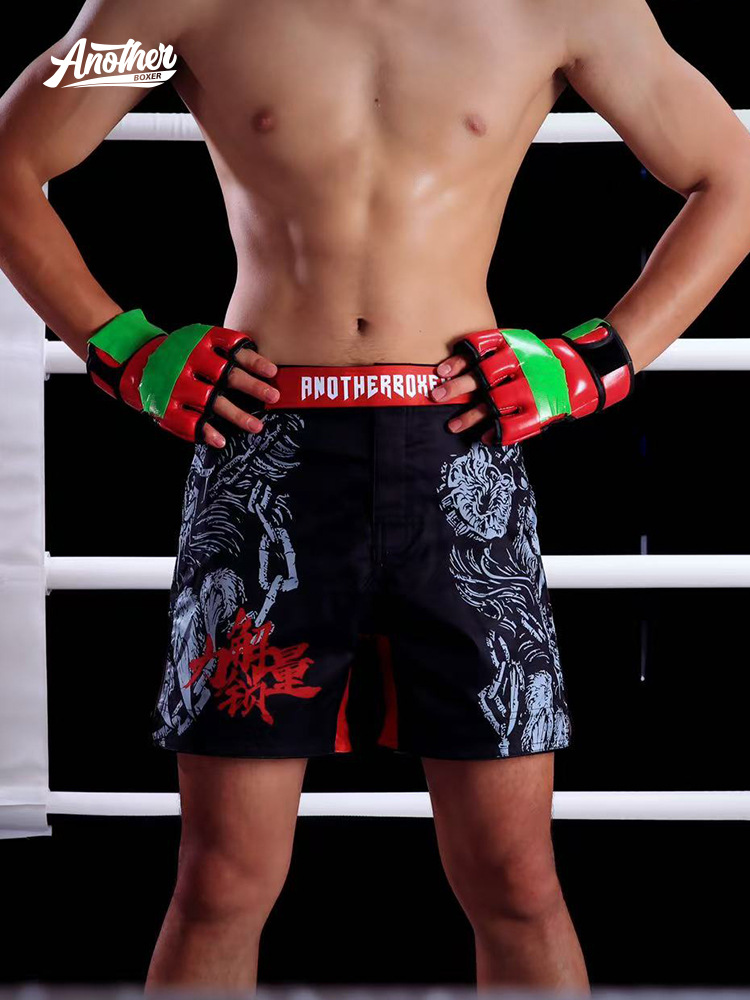 Cross-Border Mma Fighting Pants Ufc Mixed Martial Arts Training Shorts Brazilian Jiu-Jitsu Fitness Pants Fighting Sanda Shorts