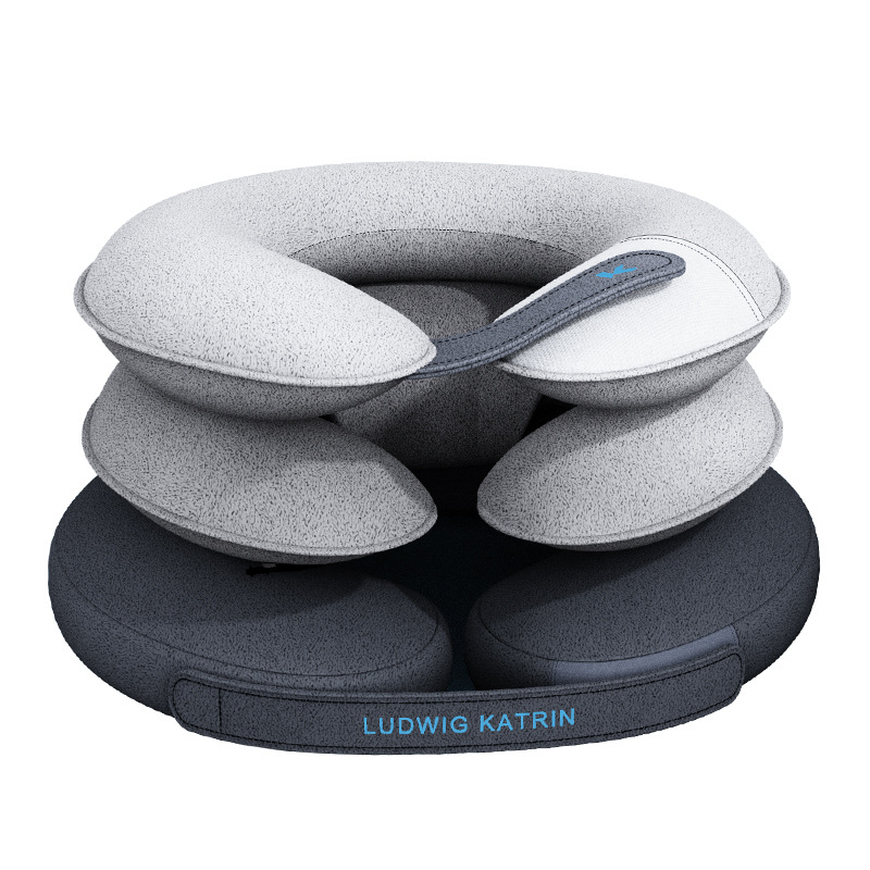 He Haoming Cervical Retractor Neck Forward Home Neck Protection Anti-bow Foldable Three-layer Airbag Inflatable Neck Brush