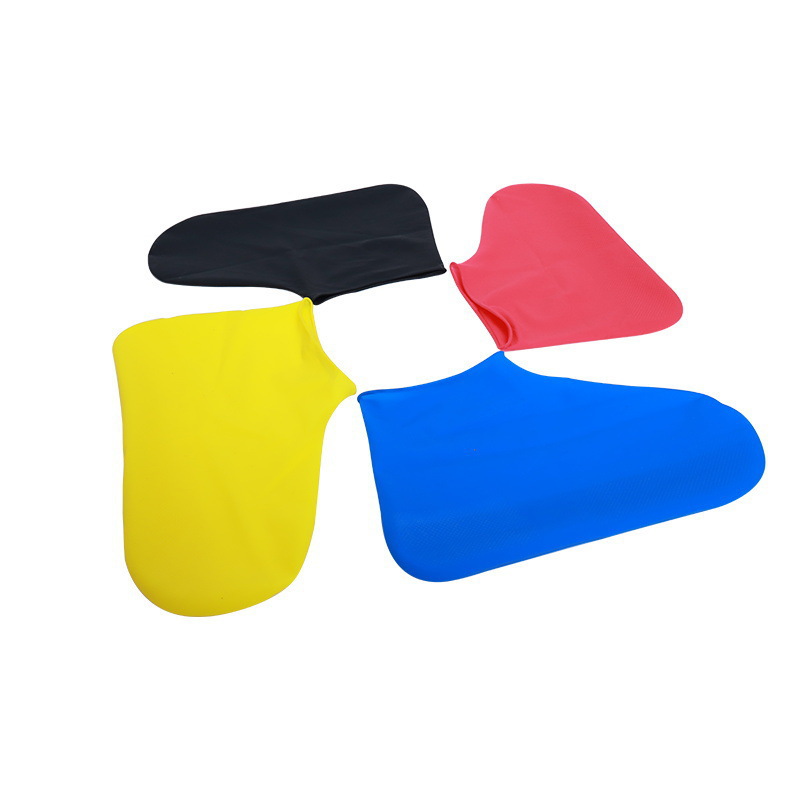 Cross-Border Waterproof Shoe Covers, Rainproof, Non-Slip, Wear-Resistant, Bottom Foot Covers, Latex Shoe Covers, Rain Shoe Covers for Adults and Children, Thickened and Wear-Resistant