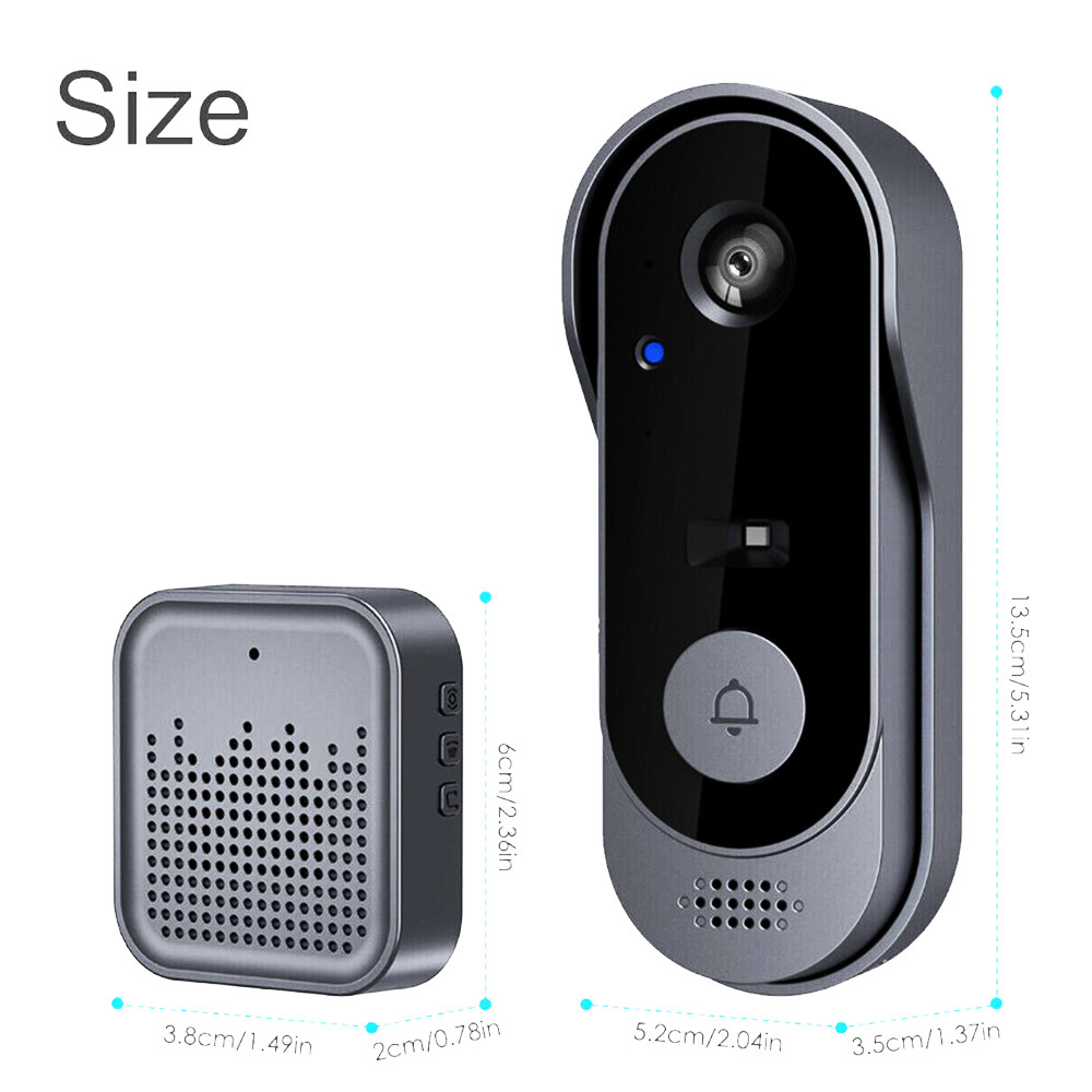 Cross-Border New High-Definition Smart Wireless Video Doorbell M9 Home Two-Way Intercom Cloud Storage Video Cat Eye Monitoring